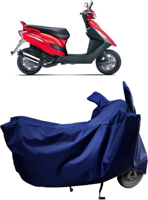 Amexride Two Wheeler Cover for Bajaj(Kristal, Blue)