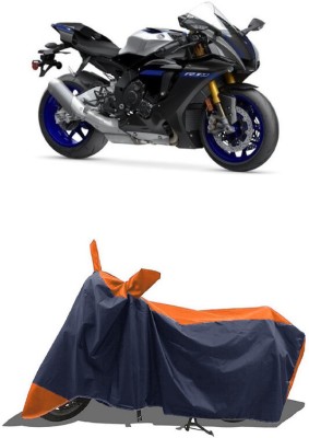 SUGASHRI Waterproof Two Wheeler Cover for Triumph(Street Twin, Orange, Blue)