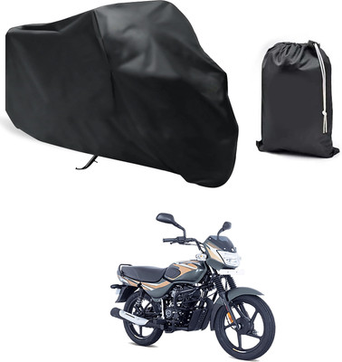 CODOKI Waterproof Two Wheeler Cover for Bajaj(CT100, Black)