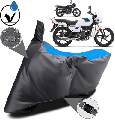 Mdstar Waterproof Two Wheeler Cover for Hero(Splendor Plus, Grey)