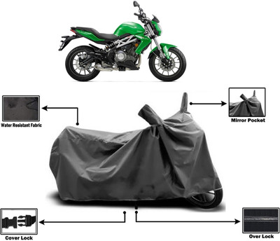 Amexride Two Wheeler Cover for Benelli(TNT 300, Grey)