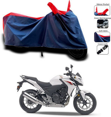 KEDIT Two Wheeler Cover for Honda(CB 1000R, Red, Blue)