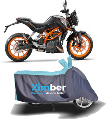 AutoRash Two Wheeler Cover for KTM(250 Duke, Blue, Grey)