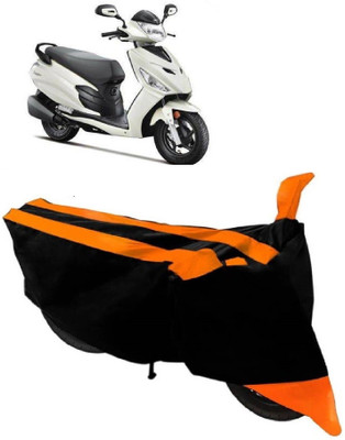 DeepShakshi AUTOMOTIVE Waterproof Two Wheeler Cover for Hero(Moto Corp Duet, Orange)