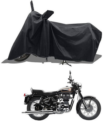 PAGORA Waterproof Two Wheeler Cover for Royal Enfield(Bullet 350, Black)
