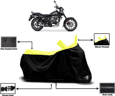 Amexride Two Wheeler Cover for Bajaj(Avenger 160 Street, Yellow)