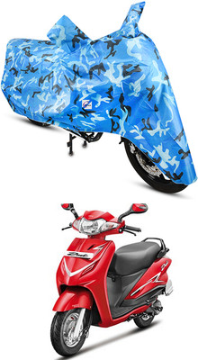 EGAL Waterproof Two Wheeler Cover for Hero(Duet VX 110CC BS6, Multicolor)