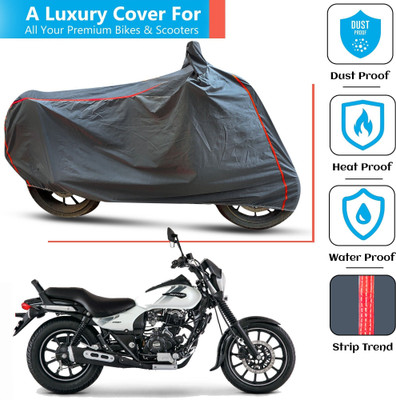FAMEXON Waterproof Two Wheeler Cover for Bajaj(Avenger 220 Street, Grey)