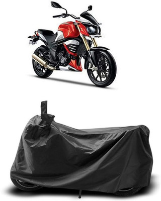AASHTIK MART Two Wheeler Cover for Mahindra(MOJO XT 300, Black)
