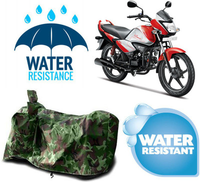 AUTOCAD Waterproof Two Wheeler Cover for Hero(Splendor I Smart, Green)