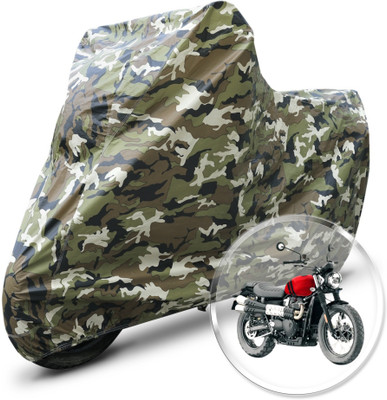 Neodrift Two Wheeler Cover for Triumph(Street Scrambler, Green)