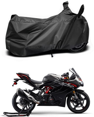 DeepShakshi AUTOMOTIVE Two Wheeler Cover for TVS(Apache RTR 310 BS6, Black)