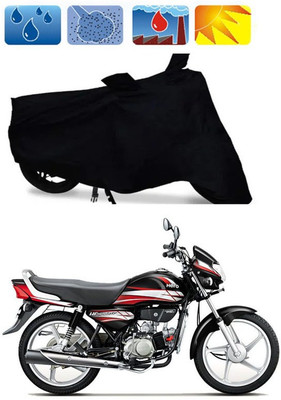 AUTOCAD Waterproof Two Wheeler Cover for Hero(HF Deluxe, Black)