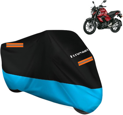 Horseyaart Waterproof Two Wheeler Cover for Yamaha(FZ-FI, Blue)