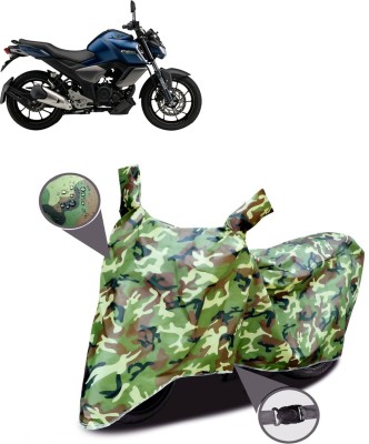 DeepShakshi AUTOMOTIVE Two Wheeler Cover for Yamaha(FZ-Fi Version 3.0, Green, Multicolor)