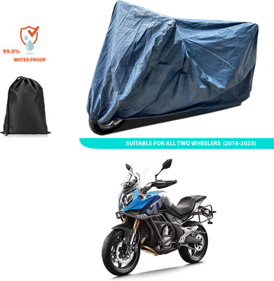 PAGORA Waterproof Two Wheeler Cover for CFMoto(650MT, Blue)