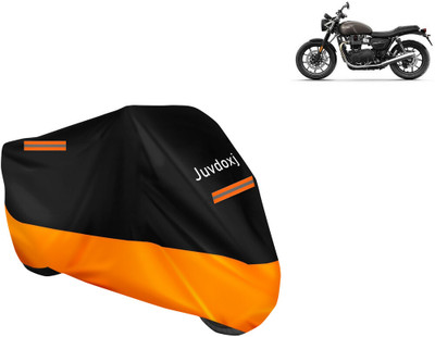 Juvdoxj Waterproof Two Wheeler Cover for Triumph(Street Twin BS6, Orange)