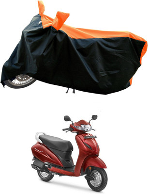 DeepShakshi AUTOMOTIVE Waterproof Two Wheeler Cover for Honda(Activa 4G, Orange)