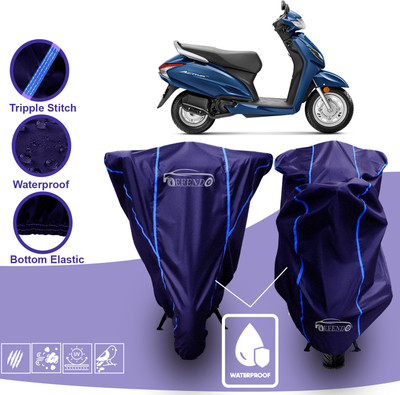 Defendo Waterproof Two Wheeler Cover for Honda(Activa 6G, Blue)