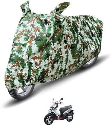 Auto Hub Waterproof Two Wheeler Cover for Aprilia(SR 125, Green)