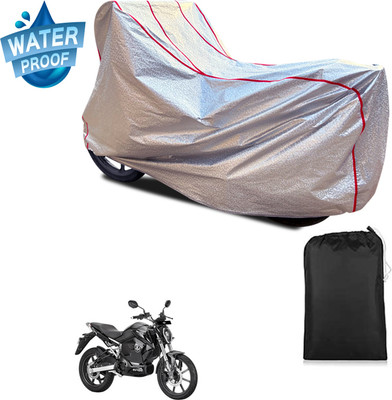 GOSHIV-car and bike accessories Waterproof Two Wheeler Cover for Revolt(RV 300, Silver)