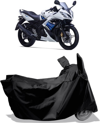 Amexride Two Wheeler Cover for Yamaha(YZF R15S BS6, Black)