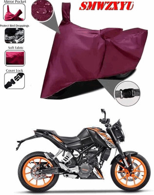 smwzxyu Waterproof Two Wheeler Cover for KTM(Maroon)