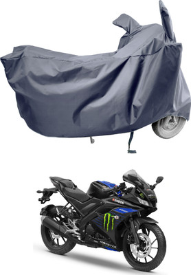 Amexride Two Wheeler Cover for Yamaha(YZF R15 V3 Moto GP Edition, Grey)