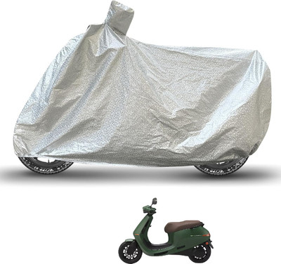 Caronix Waterproof Two Wheeler Cover for Ola(Silver)