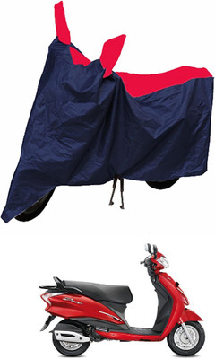 Mdstar Waterproof Two Wheeler Cover for Hero(Duet, Red, Blue)
