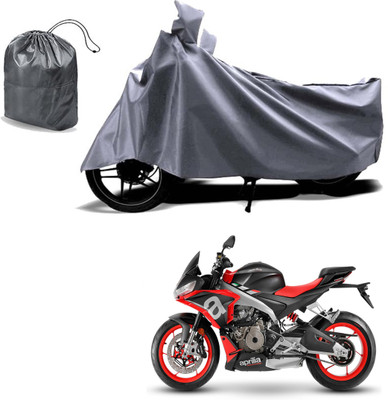 Autoinnovation Waterproof Two Wheeler Cover for Aprilia(Grey)