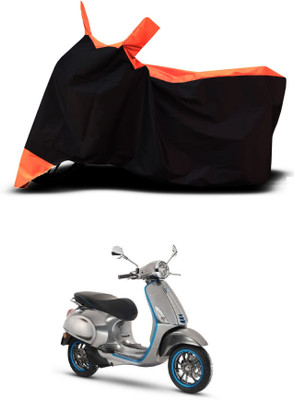 VESMEI Two Wheeler Cover for Vespa(Piaggio Vespa, Orange)