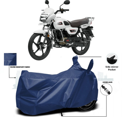 WMIZEXA Waterproof Two Wheeler Cover for TVS(Radeon, Blue)