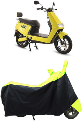 Coxtor Waterproof Two Wheeler Cover for Hero(Electric EDDy, Yellow)