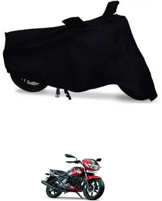 THE REAL ARV Waterproof Two Wheeler Cover for TVS(Flame, Black)