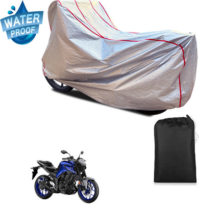 PAGORA Waterproof Two Wheeler Cover for Yamaha(MT 03, Silver)