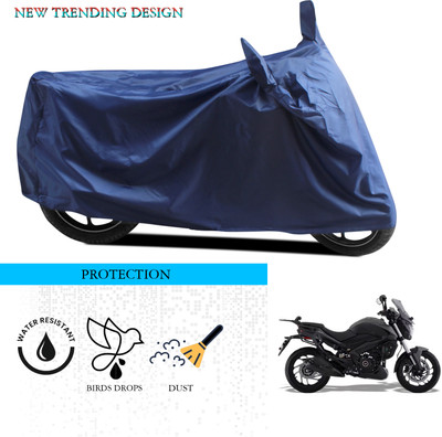 ANTHUB Waterproof Two Wheeler Cover for Bajaj(Dominar 400, Blue)