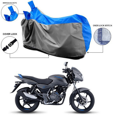 ANTHUB Waterproof Two Wheeler Cover for Bajaj(Pulsar 125, Blue)