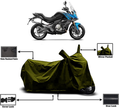 Amexride Two Wheeler Cover for CFMoto(650MT, Green)