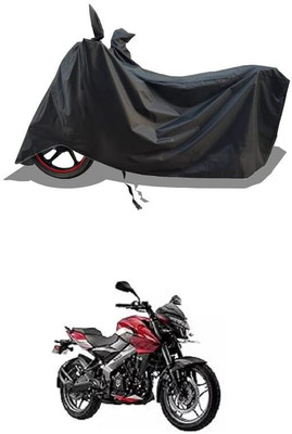 AASHTIK MART Two Wheeler Cover for Bajaj(Pulsar 200 NS DTS-i, Black)