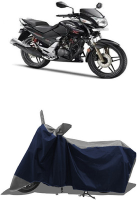 SUGASHRI Waterproof Two Wheeler Cover for Honda(CBZ, Grey, Blue)