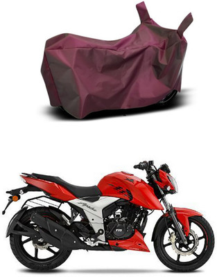 MMSSTAR Waterproof Two Wheeler Cover for TVS(Apache RTR 160 4V, Maroon)