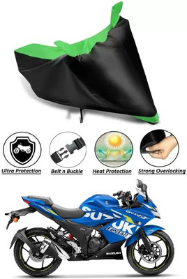 Best Buy Collection Waterproof Two Wheeler Cover for Suzuki(Gixxer SF 250, Green)