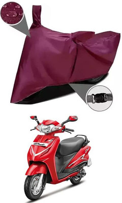 AASHTIK MART Two Wheeler Cover for Hero(Duet 125CC, Maroon)