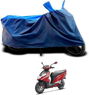 CODOKI Waterproof Two Wheeler Cover for Hero(Dare, Black, Blue)