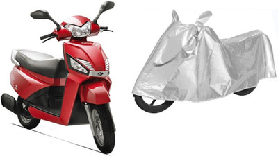 Sheen Waterproof Two Wheeler Cover for Mahindra(Gusto, Silver)