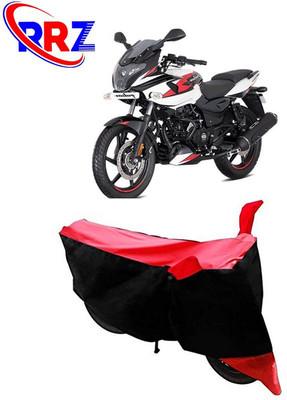 RRZ Waterproof Two Wheeler Cover for Bajaj(Pulsar 220F, Black, Red)