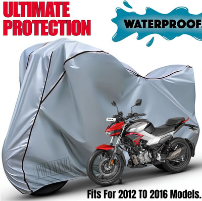 POLYMAXX Waterproof Two Wheeler Cover for Hero(Xtreme, Silver, Black)
