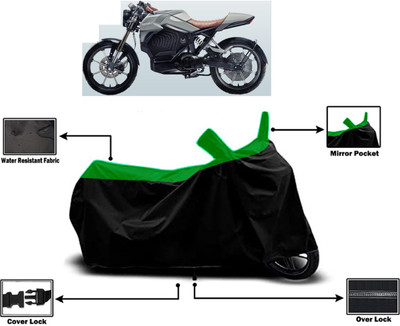 Amexride Two Wheeler Cover for Revolt(RV Cafe Racer, Green)