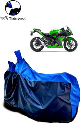 APNEK Waterproof Two Wheeler Cover for Kawasaki(Ninja 300, Blue)